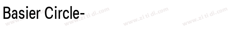Basier Circle字体转换 Basier Circle字体转换